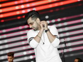 Singer Babbal Rai performing at the Global Punjabi Association's Baisakhi Di Raat event.jpg.jpg.jpg